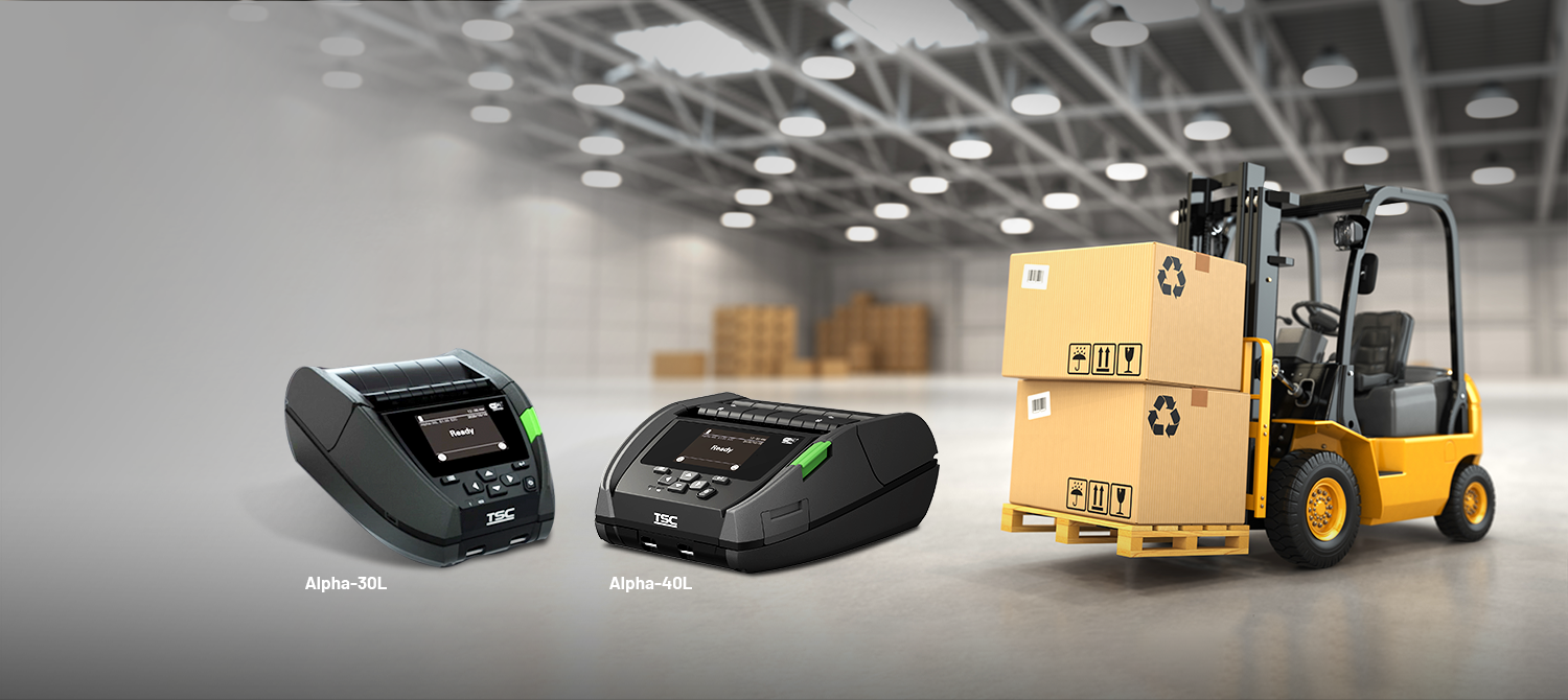 Alpha 30L / 40L 攜帶型條碼標籤機 倉儲行動貼標作業