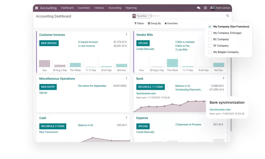 Odoo Accounting 會計模組