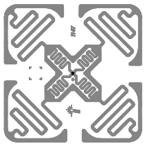 Impinj H47 Monza 4QT RFID Inlay