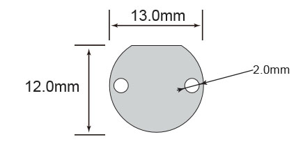 RP150M UHF RFID Tag Size
