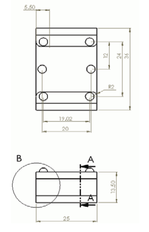 RS450M UHF RFID Tag Size